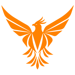 Orange phoenix logo