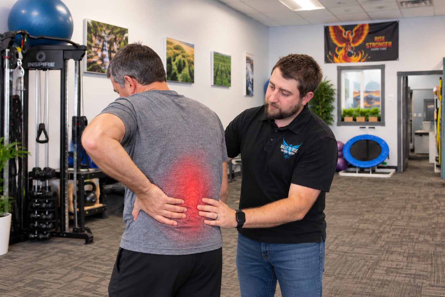 Physical therapy evaluation for back pain